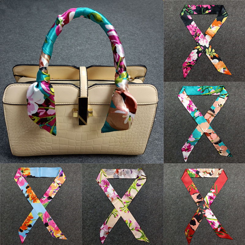 Silk Scarf Square - 47 couleurs marque Bandana petit sac