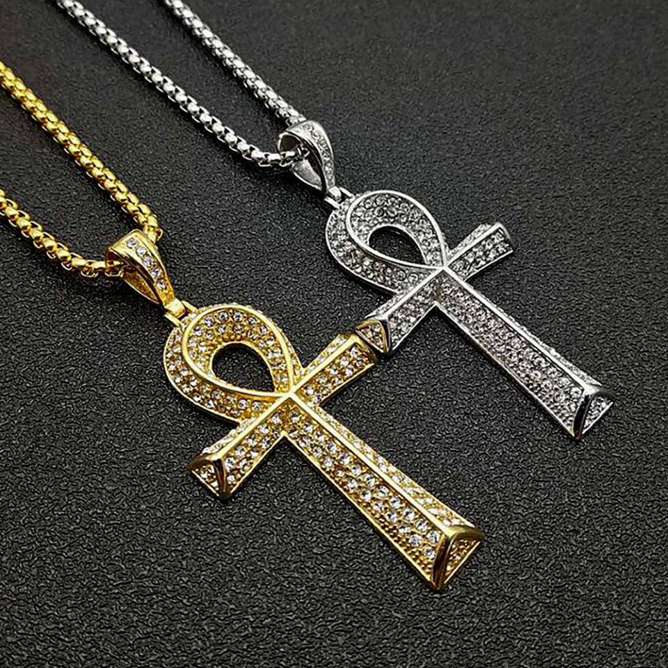 Women Accessories Egypt - Colliers gothiques Vintage en acier inoxydable