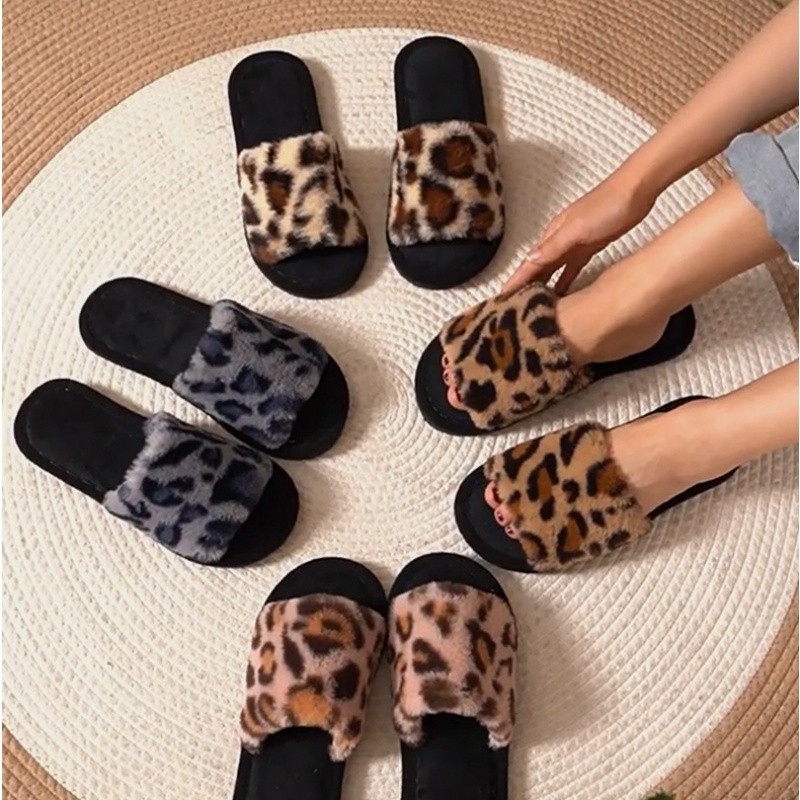Women'S Shoes And Accessories - 2025 hiver chaud moelleux fourrure léopard