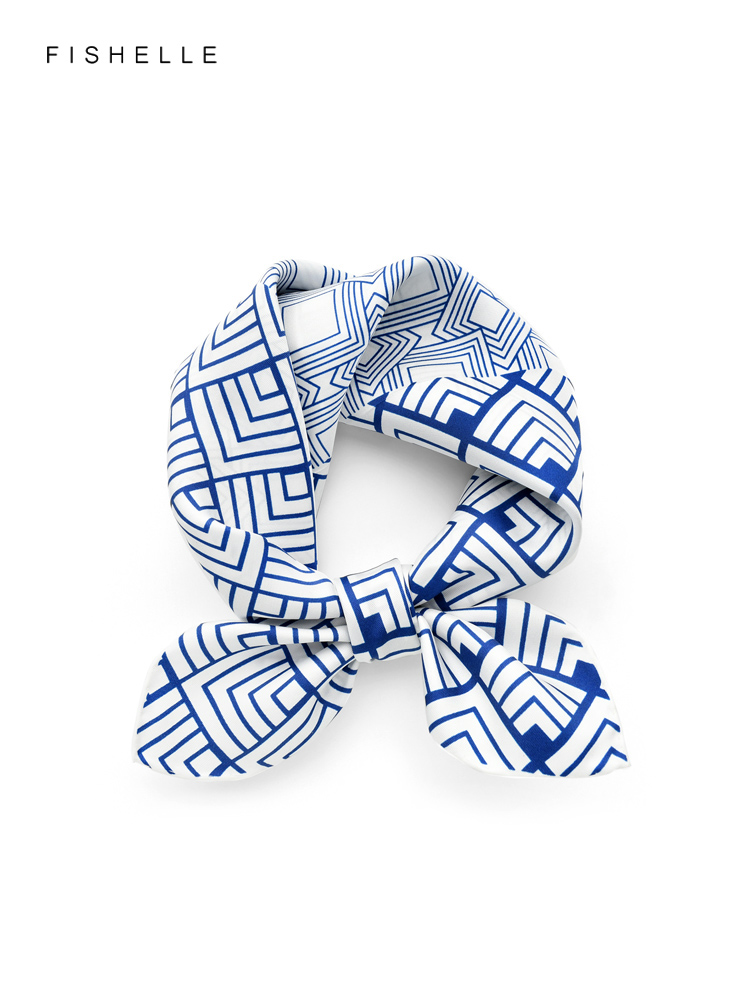 Silk Scarf Square - Foulard en soie naturelle pour femmes,