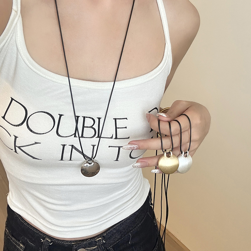 Women Accessories Bag - Collier long avec pendentif sac rond
