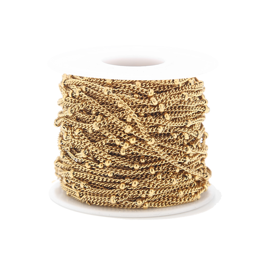 Chaînes Satellite en acier ino - Beaded Anklet Chain avis et prix