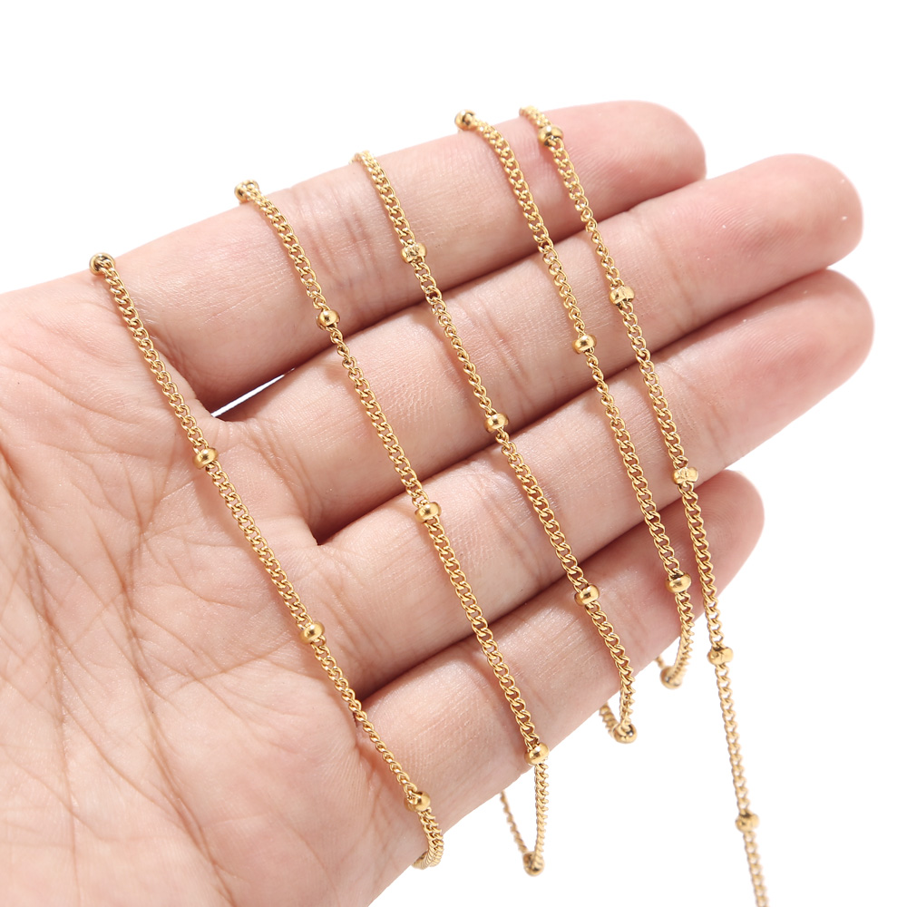 Chaînes Satellite en acier ino - Beaded Anklet Chain avis et prix