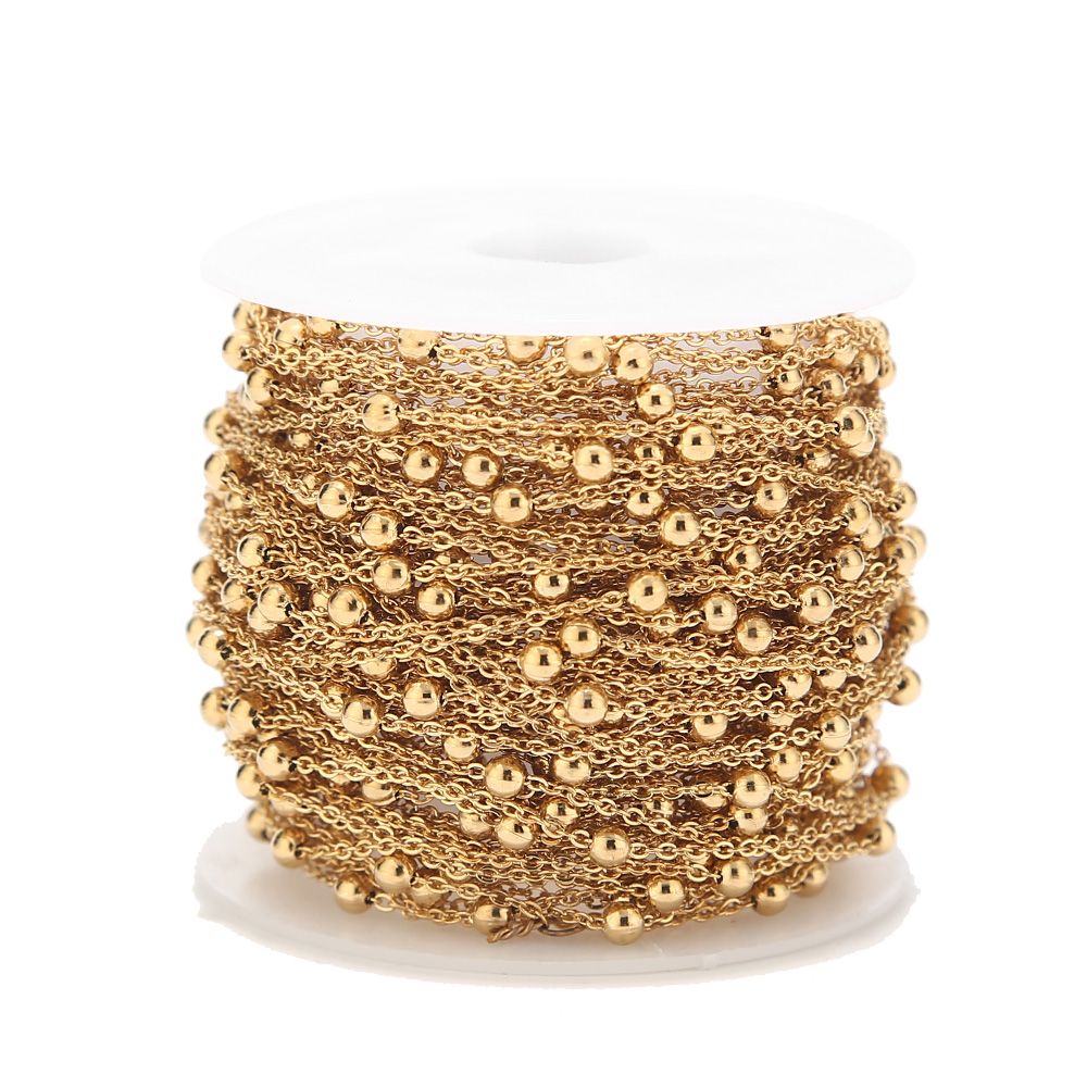 Chaînes Satellite en acier ino - Beaded Anklet Chain avis et prix