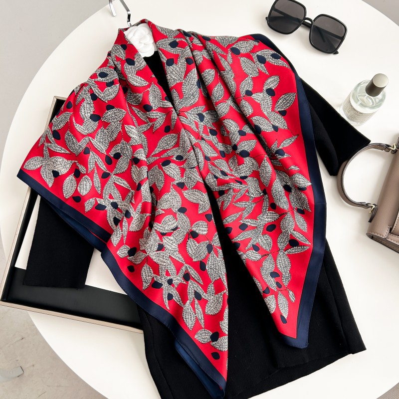 Foulard carré 90 cm de haute q - Silk Scarf Square avis et prix