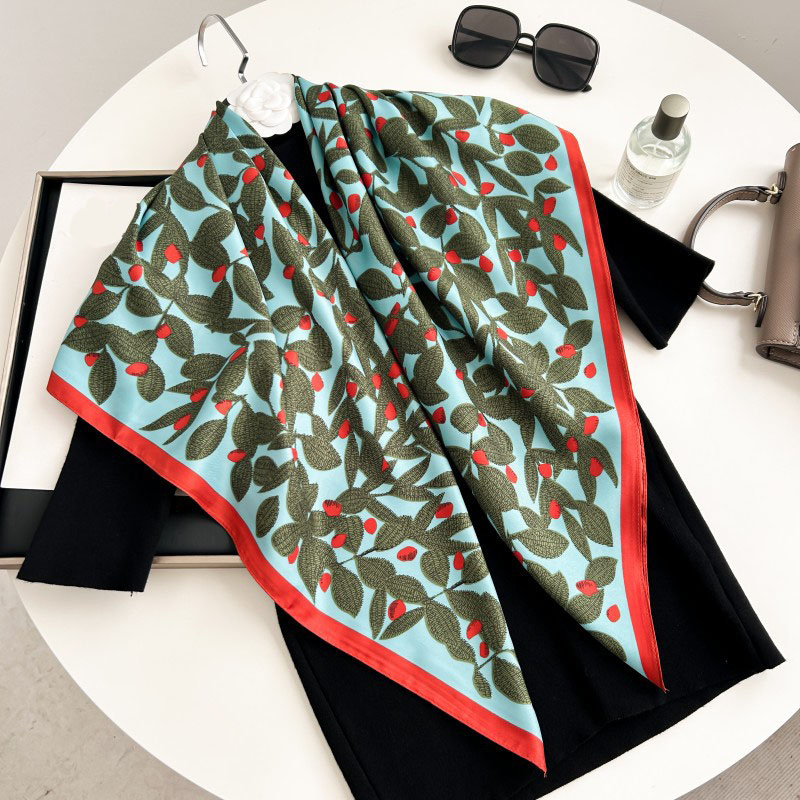 Foulard carré 90 cm de haute q - Silk Scarf Square avis et prix