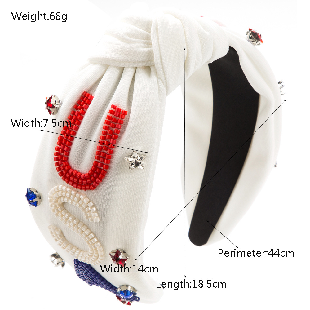 Serre-tête Heming avec lettres - Women Accessories Usa avis et prix