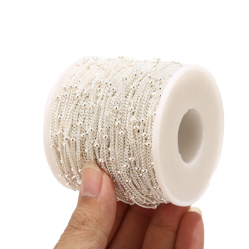 Chaîne Satellite plaquée argen - Beaded Anklet Chain avis et prix