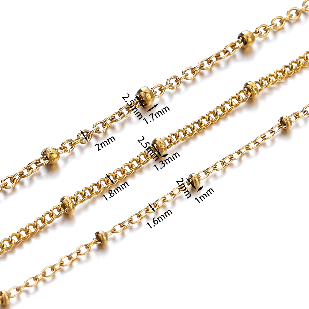 JOCross JOwith Beads en acier  - Beaded Anklet Chain avis et prix