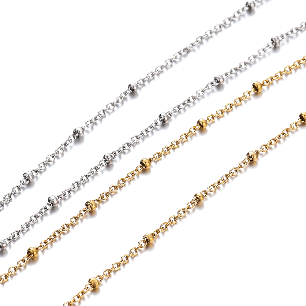 JOCross JOwith Beads en acier  - Beaded Anklet Chain avis et prix