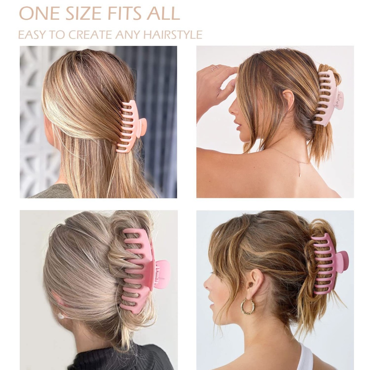 Ensemble de 12 pinces à cheveu - Hair Claw Clip Set avis et prix