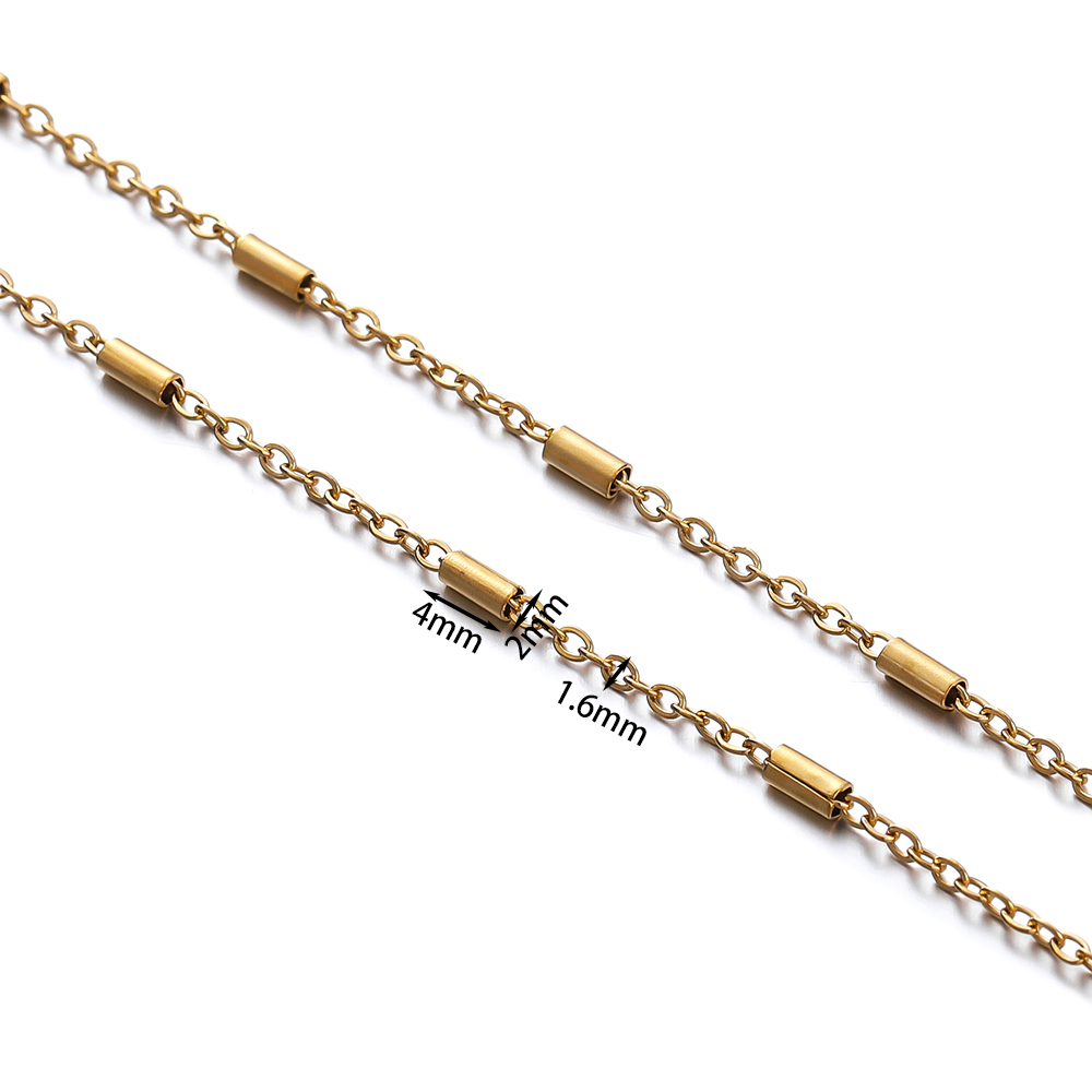 JOCross JOwith-Perles de tube  - Beaded Anklet Chain avis et prix