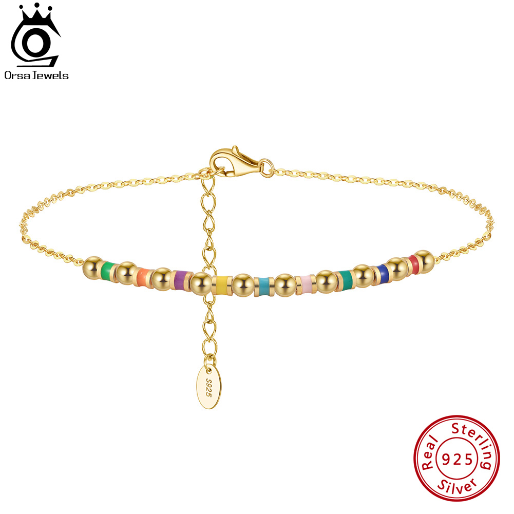 ORSA JEWELS Chaîne de cheville - Beaded Anklet Chain avis et prix