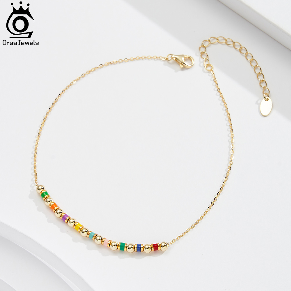 ORSA JEWELS Chaîne de cheville - Beaded Anklet Chain avis et prix