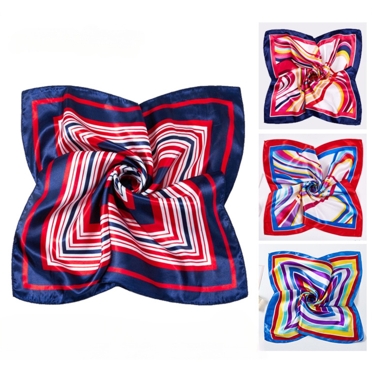 Écharpe carrée imprimée pour f - Silk Scarf Square avis et prix