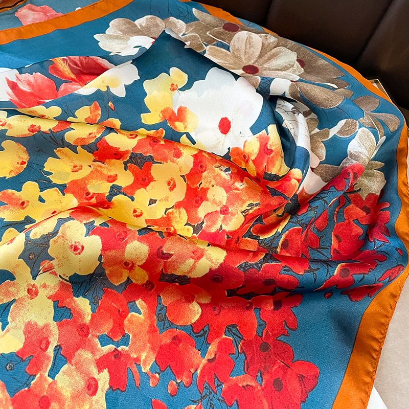 70x70 cm foulard en soie carré - Silk Scarf Square avis et prix