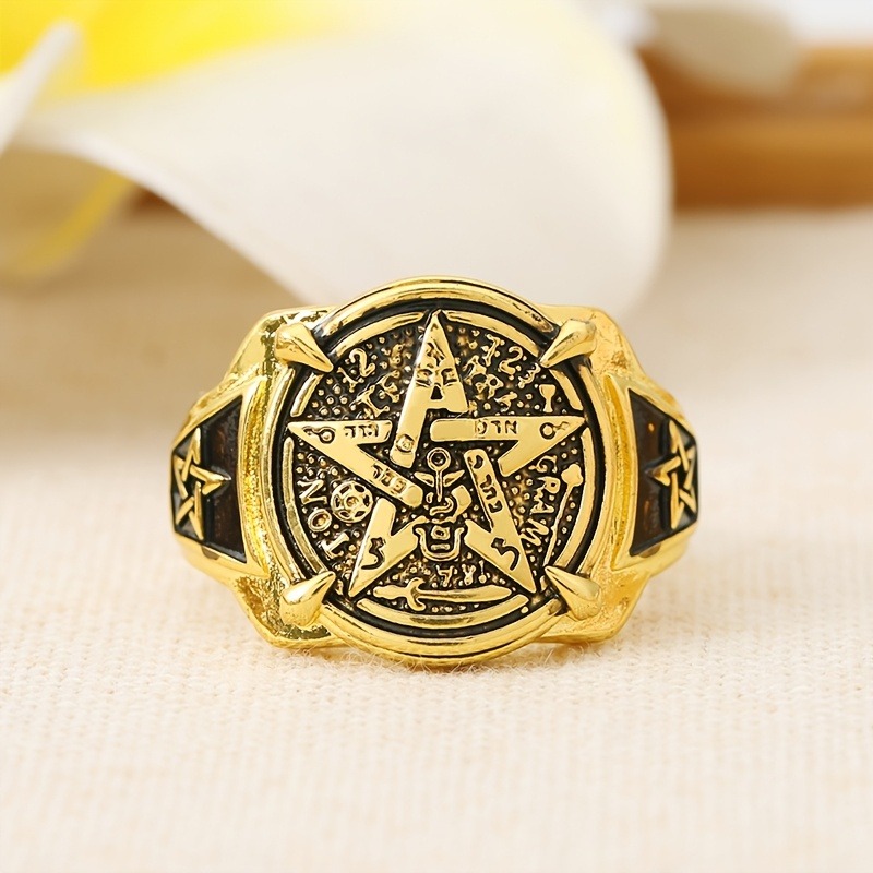 Bague pentagramme égyptien anc - Women Accessories Egypt avis et prix
