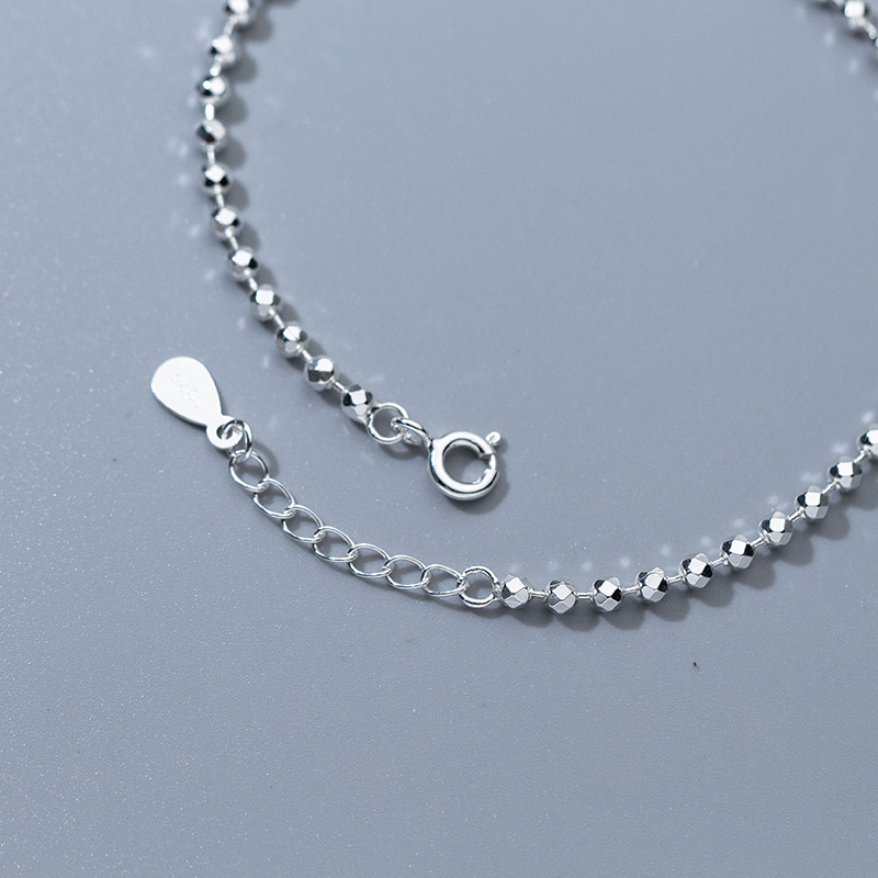 Bracelets de cheville en argen - Beaded Anklet Chain avis et prix