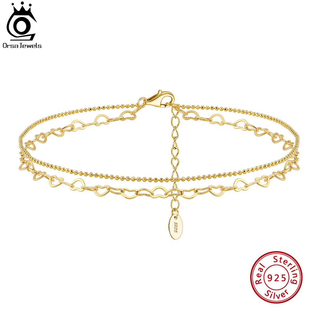 ORSA JEWELS Bracelets de chevi - Beaded Anklet Chain avis et prix