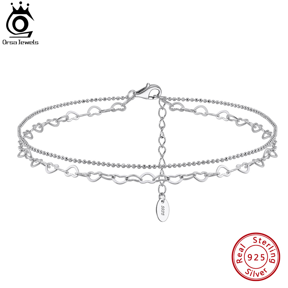 ORSA JEWELS Bracelets de chevi - Beaded Anklet Chain avis et prix