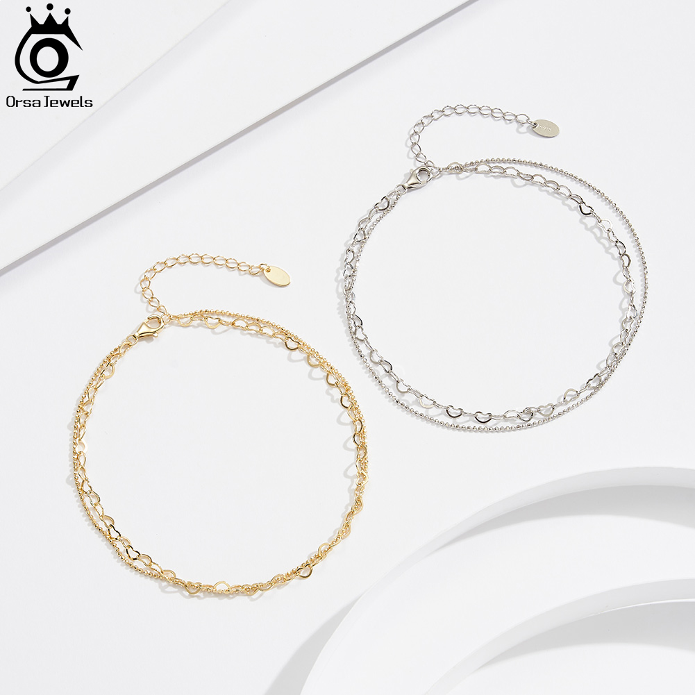 ORSA JEWELS Bracelets de chevi - Beaded Anklet Chain avis et prix