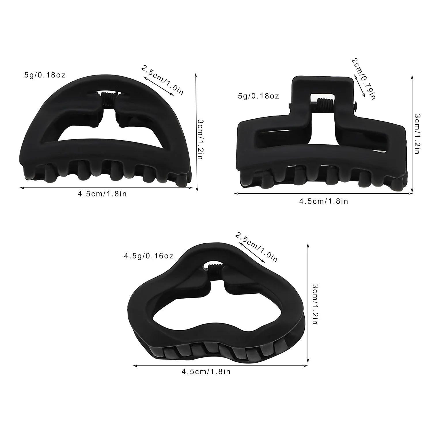 Pince à cheveux géométrique co - Hair Claw Clip Set avis et prix