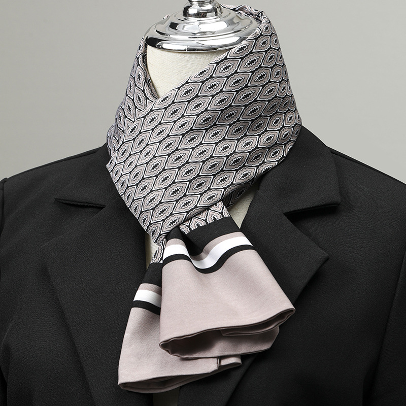 Écharpe pour hommes Imitation  - Silk Scarf Square avis et prix