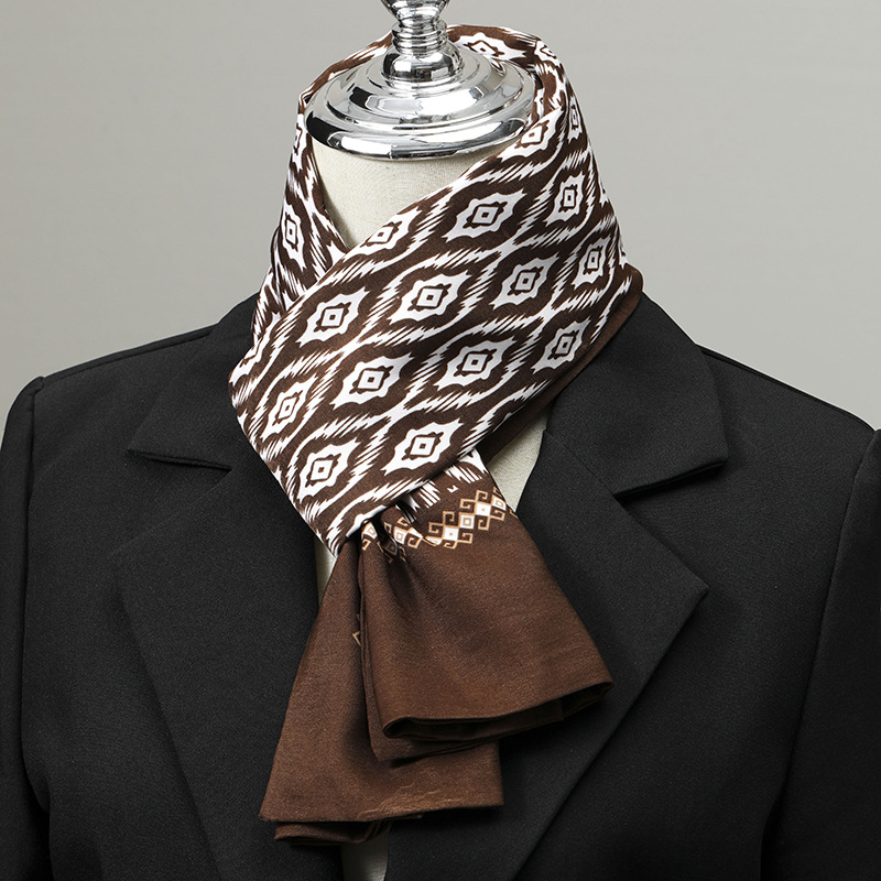 Écharpe pour hommes Imitation  - Silk Scarf Square avis et prix