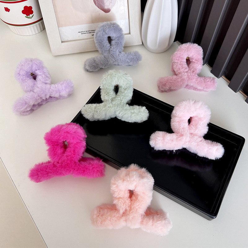 Pince à cheveux en fausse four - Hair Claw Clip Set avis et prix