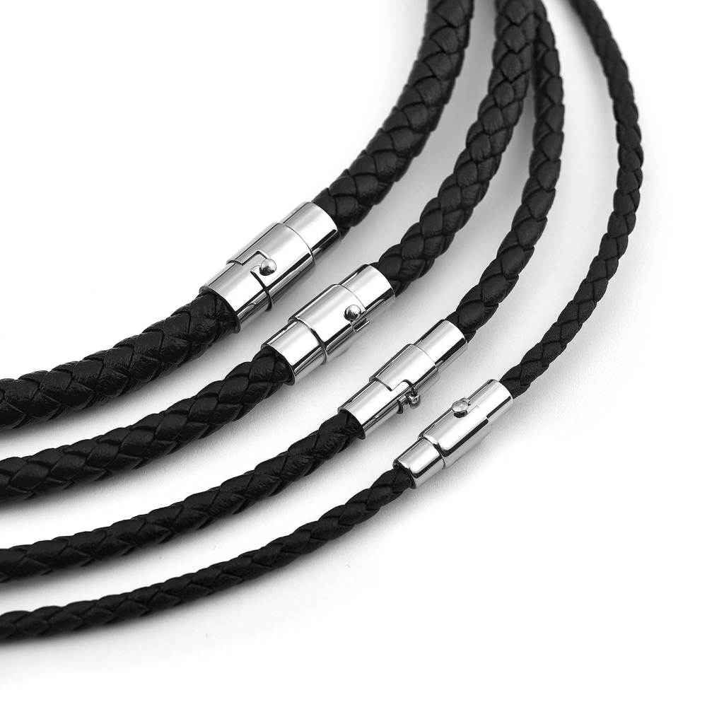 Collier en cuir 45/50/60cm ave - Women Accessories Chain avis et prix