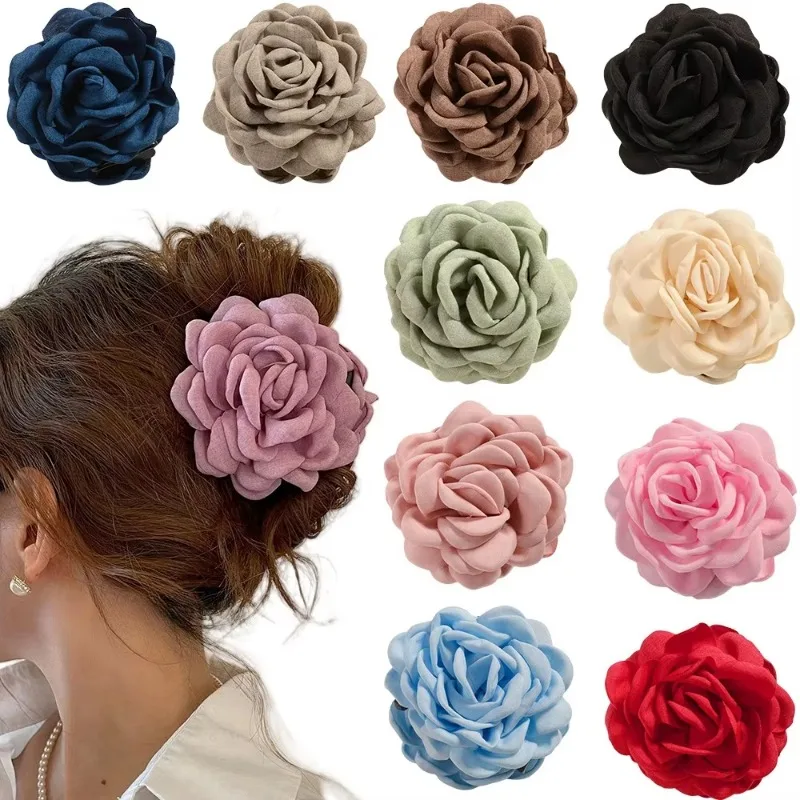 Pinces à cheveux en tissu fran - Hair Claw Clip Set avis et prix
