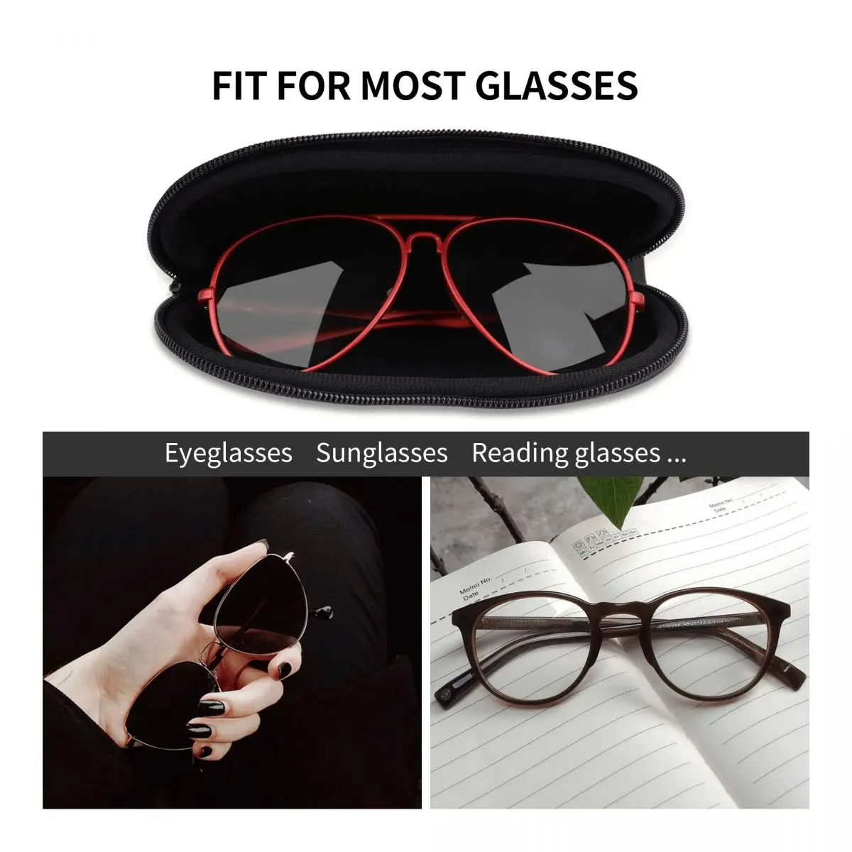Étui à lunettes en forme de Ve - Women Accessories Usa avis et prix