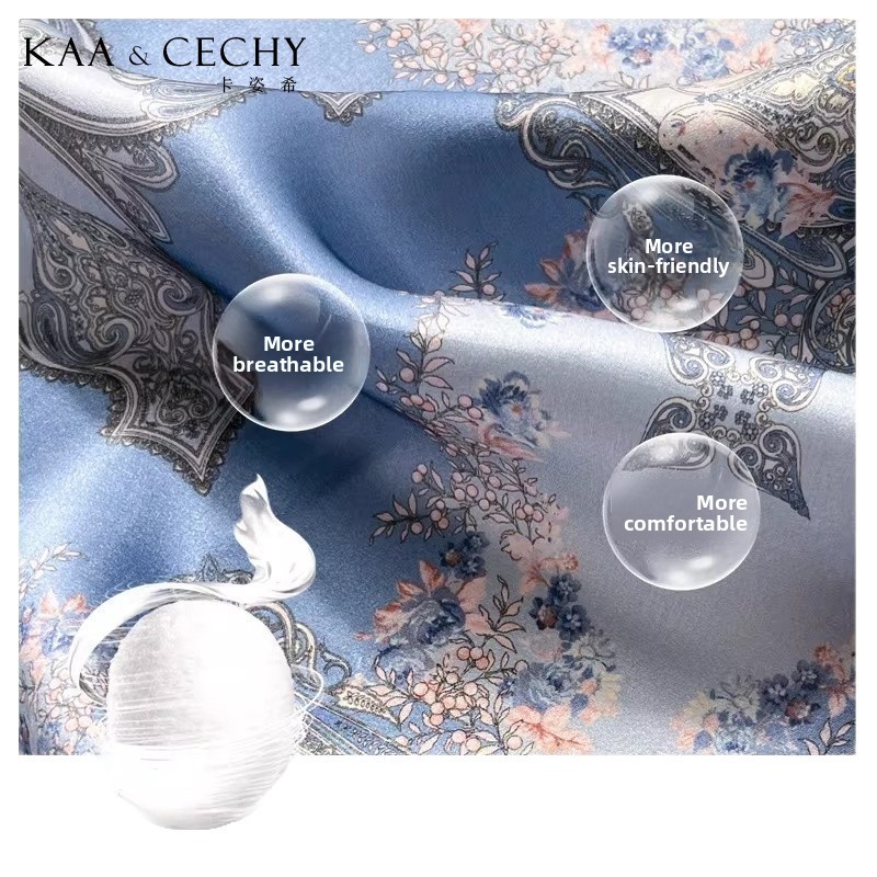 Foulard carré en soie de mûrie - Silk Scarf Square avis et prix