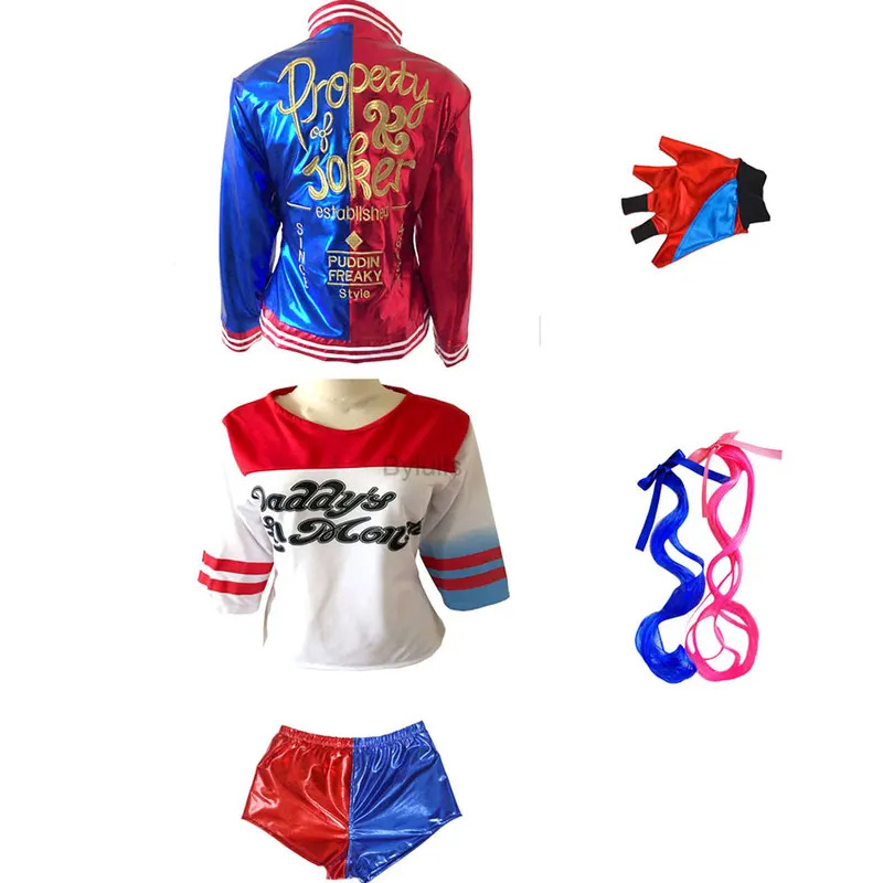 Anime Cosplay filles femmes Qu - Women'S Harley Quinn Accessories avis et prix