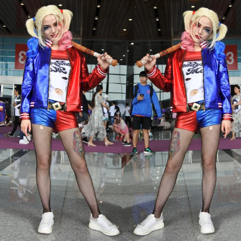 Anime Cosplay filles femmes Qu - Women'S Harley Quinn Accessories avis et prix