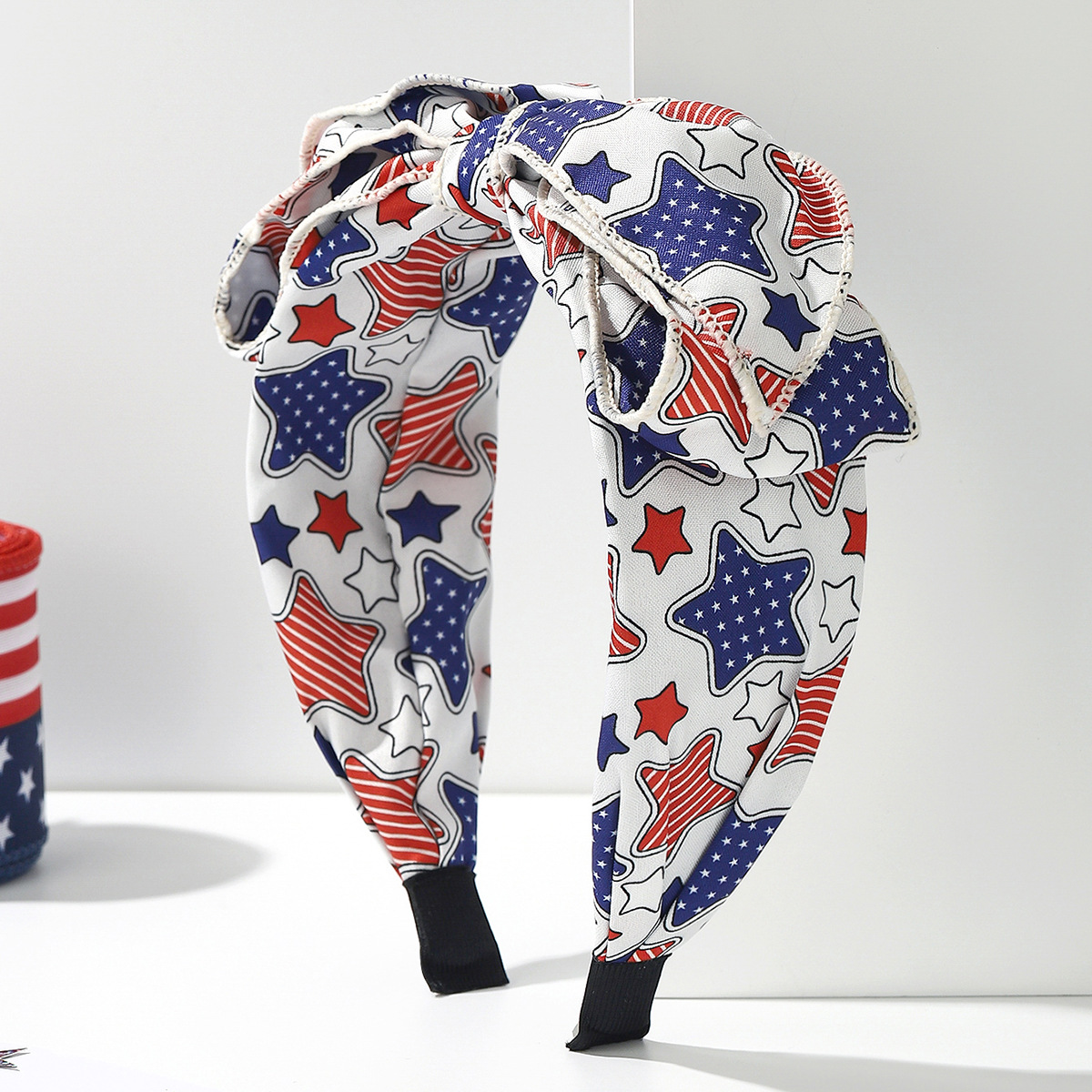 Bandeau large à motif drapeau  - Women Accessories Usa avis et prix