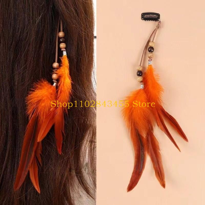49MC – postiche à plumes gland - Women Accessories Description avis et prix
