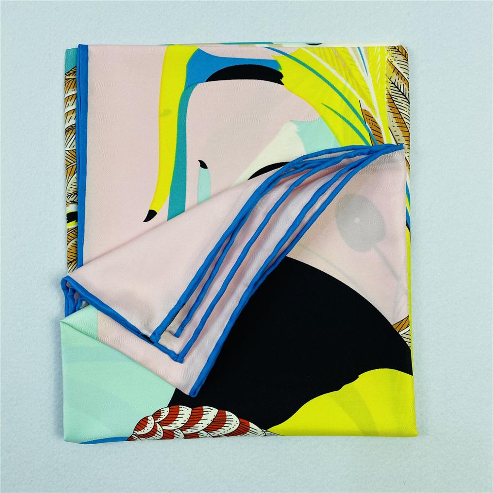 Foulard de luxe en soie sergé  - Silk Scarf Square avis et prix