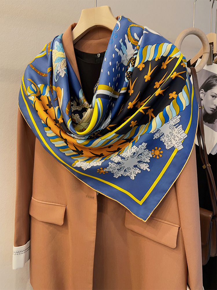 Écharpe Mulberry InjLarge pour - Silk Scarf Square avis et prix